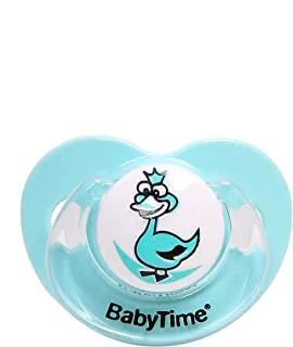 Baby Time Baby Accessories BT137 Silicone Orth Soother Opaque With a cover No 1 Green panda 1.0 Piece