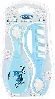 Baby Time Baby Accessories BT189 Brush and Comb Set blue dog 1.0 Piece