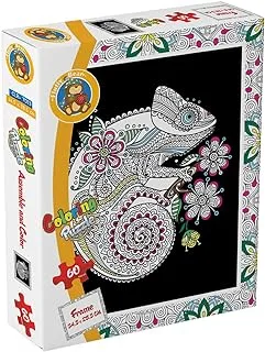 Chameleon coloring puzzle - 60 pcs