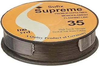 Sufix Supreme Fishing Line, 0.35 mm, 100 m - Black