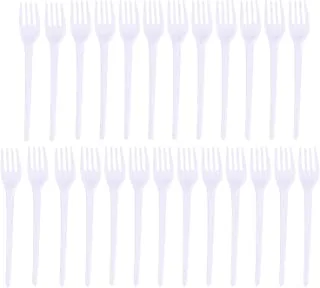 Sylla plastic forks, 25 count - white