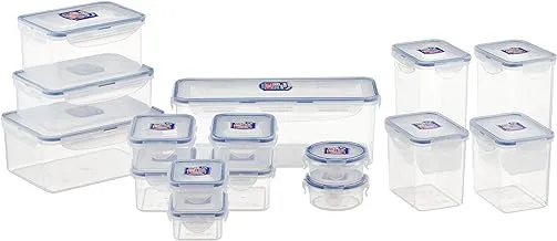 LocknLock HPI805S16 Food Container Set, 16 Pieces - Clear