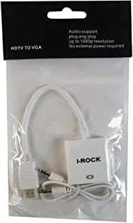 تحويل HDMI-VGA + Audio Irock