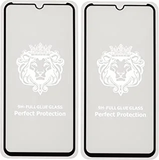 High quality set of 2 glass screen protectors for realme xt - clear black