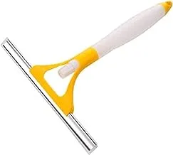 Plastic Glass Swab With Sprayer-Plastic, Yellow