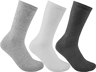 STITCH mens Pack of 3 Half Terry Long Casual Socks Casual Sock (pack of 3)