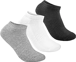 STITCH mens Pack of 3 Half Terry Ankle Casual Socks Casual Sock (pack of 3)