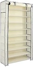 Shoe Rack 9 Layer Beige color