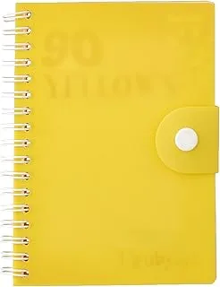 Mintra Ninety NoteBook A6 Size, Lined Ruling 90 Sheets, Yellow