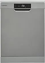 TORNADO Dishwasher 13 Person, 60 cm, Digital, 8 Programs, Dark Silver TDV-FN138CDS