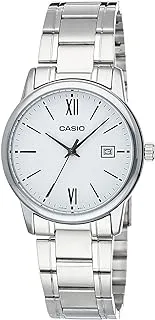 Casio Men's Watch - MTP-V002D-7B3UDF White Dial, Silver Band