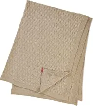 Ricrac Refo-Tricot-Throw-Blanket Light Beige