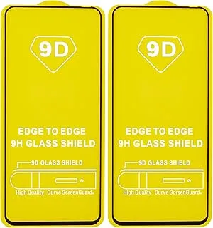 High Quality Set of 2 Glass Screen Protectors For Honor Play4 Pro - Clear Black