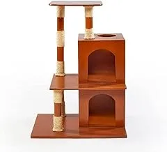 Ricrac Ruko-Wooden-Pet-Play-Zone Brown