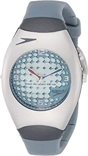 Speedo aysm09 water resistant round analog watch for kids - grey