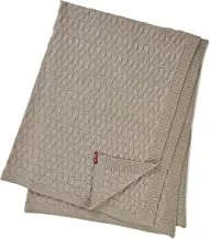 Ricrac Refo-Tricot-Throw-Blanket Cream Beige