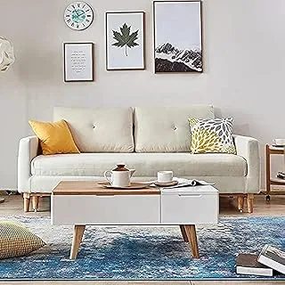 Domani coffee table brown*white - c045