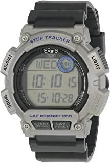 Casio Watch for Men WS-2100H-1A2VDF Digital Resin Band Silver