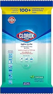 Clorox disinfecting wipes with fresh scent - 10 wipes