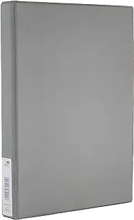 Digital a4 ring binder, 4 ring d shaped, 4 cm - grey