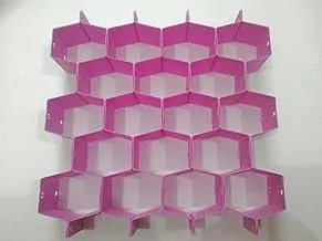 Drawer organizer 18 holes - pink