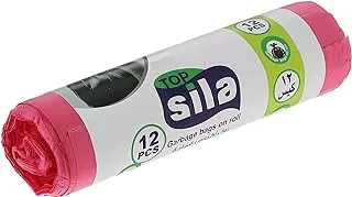 Sila roll- trash bag 70 x 90 cm - 12 bags - Assorted Colors