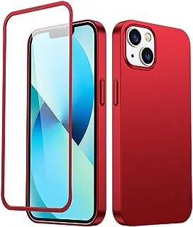 JoyRoom JR-BP927 Mixed 360° Full coverage protective phone case(Phone case+ Screen protector) For IPhone 13 Pro - Red