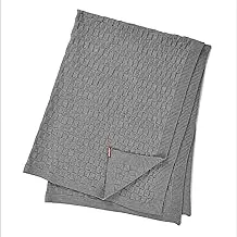 Ricrac Refo-Tricot-Throw-Blanket Light Gray