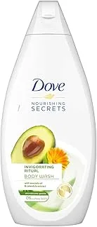 Dove Nourishing Secrets Hydrating Shower Gel Made with Avocado oil & Calendula extract Naturally derived Cleansers Invigorating Ritual 500ML