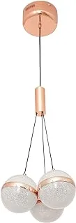 Alameer modern rosegold led 3-balls - 45 watt