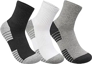 STITCH mens Pack of 3 Half Terry L-Shape Casual Socks Casual Sock (pack of 3)
