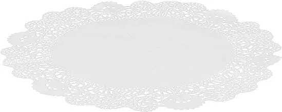 PEDRINI round paper doilies, 26 cm 5 pcs - white