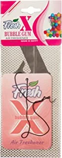 Fresh X card Freshener - bubble gum- for car