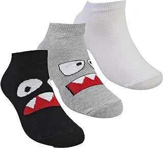 STITCH boys Pack of 3 Lycra Ankle Casual Socks for Kids Casual Sock (pack of 3)