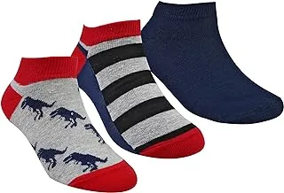 STITCH boys Pack of 3 Lycra Ankle Casual Socks for Kids Casual Sock (pack of 3)