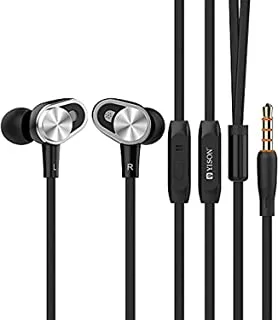 Celebrate CX620 Wired Stereo Sound Quality Earphones Containing Microphone With Controller Button And 3.5 Mm Jack - Black