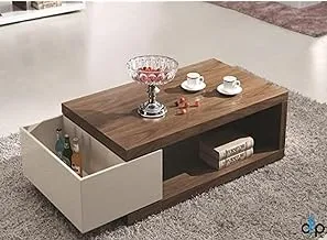 Domani coffee table brown*white - c016