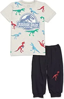 boys Skills printed Kids traning Gray Pajama Set