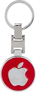 Metal medal - Apple3 - red for Car keys