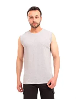 Andora Plain Sleeveless Round Neck T-shirt For Men