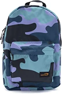 Mintra Unisex Printed School Bags 2 Pocket With Laptop Pocket - Sky Blue Camo, 18 L (29 X 12 X 42 Cm)