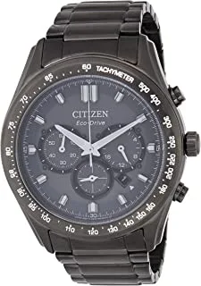 Citizen Watch for Men, Quartz Movement, Analog Display, Gray Stainless Steel Strap-CA4457-81H