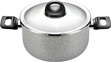 Tefal Cook Natural Stewpot With Stainless Steel Lid, Size 26 cm, Grey - 220900005