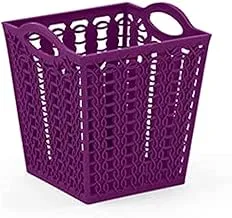 Palm square basket darkviolet