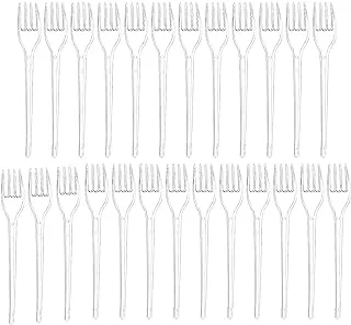 Sylla plastic forks, 25 count - clear