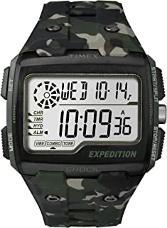 Timex Watch for Men, Quartz Movement, Digital Display, Multicolor Resin Strap-TW4B02900