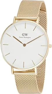 Daniel Wellington Watch Unisex , Japanese Quartz Movement, Analog Display, Rose Gold Stainless Steel Strap-DW00600305