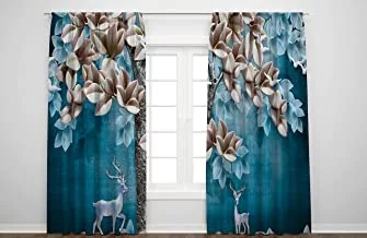 Jalsa Printed Curtains for living room - (2 Panels, 280 Wide by 275 cm Long)