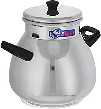 El dahan beans cooking pot with bakelite handle - silver, size 3, 6221124001047