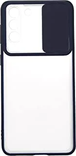 Slim Hard Back Cover with Slide Camera Shield for Samsung S21Plus/S30plus Blue